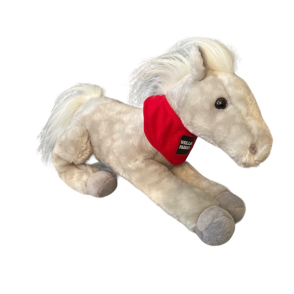 Wells Fargo Plush Horse with Red Bandana